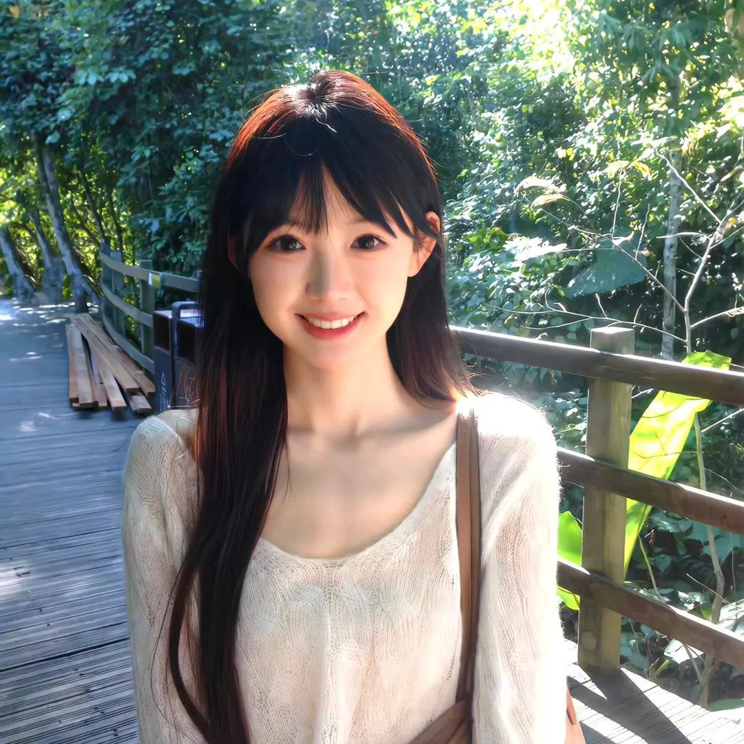 一个微笑海报